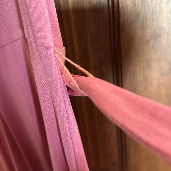 Pink Silk Banana Republic Midi Dress, size L - Picture 6 of 8